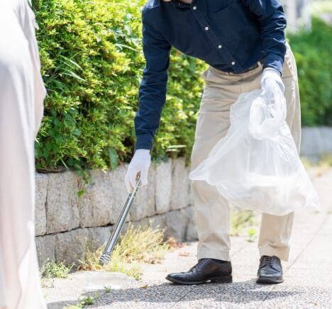 美しい街づくりとともに、環境にやさしい商品の販売推進